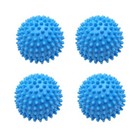 4 Pcs Soft Pvc Wash Dryer Balls Laundry Washing Drying Fabric Softener Ball