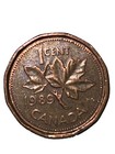 Canada 1990 1 Cent Copper One Canadian Penny Coin