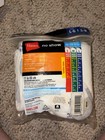 Hanes Boys No Show Socks 6 Pack White Size L 3-9