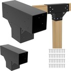 Heavy-duty 4 Inch X 4 Inch Pergola Bracket Inner Size 3 7 X 3 7 For Diy Projects