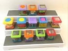 Fisher Price Peek A Boo Blocks Vehicles Farm Animals Cow Horse Pig 12pc Lot A