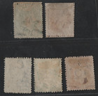 St  Lucia 1860-1863 S g   1  3  5-8 Unused No Gum Or Mint Part Gum     See Scans