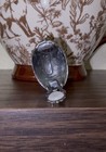 Vintage Botticelli Signed Sculptural Floral Brooch Pin Silver Tone Statement
