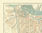 Historic Map - Amsterdam Netherlands - Baedeker 1910 - 29 14 X 23