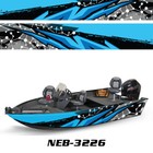 New Quality Wrap Graphics Decals Stickers Kit  For Bass Boat Pontoon Neb-3226