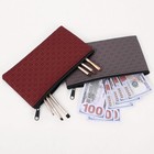 8 Pack Bank Deposit Money Bag  Heavy Duty Leatherette Security Zipper Wallet    
