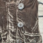 Gapkids Children s Xs s Size 4-7 Girls Velvet Brown Vest With Hood Preowned Gap