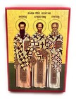 Icon Three Hierarchs St john Chrysostom St gregory  St basil  5 5  X 7 5  