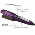 Kipozi Flat Iron Hair Straightener Negative Ion Titanium Wide Plate Dual Voltage