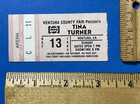 Tina Turner 1985 Ticket Ventura County Fair California Concert Tour Stub Vtg