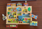 Vtg Fisher Price  Wooden Puzzle  Pick Up   Peek Made Holland Community 502