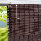Brown Roman Cordless Blinds 22 wx64 h - Light Filtering Window Shades W 6  Va   