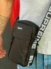 Supreme Shoulder Bag Ss18 Black Unisex Men And Women Free Shiiping