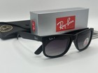 Ray-ban Justin Polarized Rb 4165 622 t3 Sunglasses Matte Black Frame 54mm