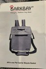 Barkbay Pet Carrier Bicycle Basket Red Small Dog Cat Travel Tote     Brand New 
