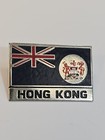 Hong Kong British Flag Souvenir Lapel Pin Thin Metal 
