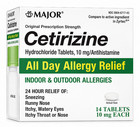 4 X Major Cetirizine 10mg Antihistamine 100 Tablets   Free Bonus  total 414 