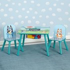 Bluey Table And Chair Set With Storage  2 Chairs   Delta Children  Blue