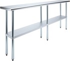 Nsf Commercial 18 x84  Stainless Steel Food Prep Table For Restaurant   Kitchen