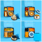 Bento Lunch Box For Adult  Kids  Stainless Steel Thermos Food Jar  Leakproof