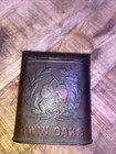 Vintage Advertising  Empty Twin Oaks Vertical Pocket  Tobacco Tin