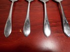 4 Rogers 1938 Pickwick Pattern Round Gumbo Soup Spoons Is Silverplate 8486