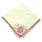 Vintage Linen Lace Hankies Doily Lot Crotchet Trim Pristine