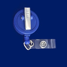 Florida Emt Emblem With Retractable Reel Badge With Alligator Clip