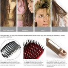 Hairstreaq Detangling Brush Professional Vented Curved Detangling Fast Drying