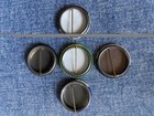 Rare Vintage N o s     Power To The People   5  Civil Rights Pinback Collection 