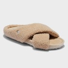 Dearfoams Size Women s Medium  7-8  Slippers No Sweat Comfort Indoor Outdoor Tan
