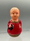 Vintage Ms Celluloid Doll W Binoculars Miniature Toy Figure Japan