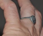 Ancient Authentic Roman Soldier Legionary Bronze Wearable Ring Sz Us 10 - 10 5