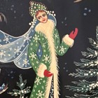 Vintage Kholuy Russian Lacquer Box Hand-painted Snegurochka  snow Maiden  Signed