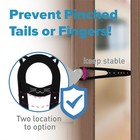 Cat Door Latch With Stabilizer 7 Sizes Adjustable Door Prop For Cats To Keep    