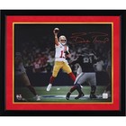 Brock Purdy Signed 16x20 Jump Throw Spotlight Photo 49ers Fanatics Authentic