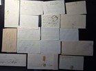 Guatemala Prephilatelic Postal History 17 Stampless Covers 1840s-1864 Franco