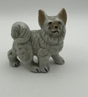 Family Of 7 Samoyed American Eskimo Dogs Porcelain Figurines Japan