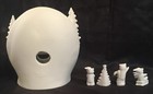 Ceramic Bisque Winter Burrow Scene W Bears Ready To Paint