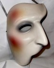Vintage 1988 Rare Musical Phantom Of The Opera Hand Made Ceramic Mask Clay Art