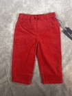 Vineyard Vines Baby Boy 6-12 Months Pull On Corduroy Pants Red Nwt 6m 12m