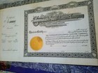 Uncirculated Antique Commonwealth Power   Electric Co  Denver Stock Certificate