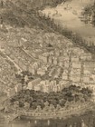 New York City  New York 1851 Historic Panoramic Town Map - 24x32