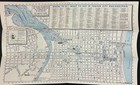 1974 Central Philadelphia Pa Visitor s City Guide Map Vintage Travel Brochure