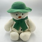Vintage Eden The Snowman Raymond Briggs 15    With Green Hat And Scarf 1990 s Rare