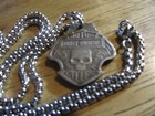 1893 Harley Davidson Biker Hobo Nickel Coin Amazing Art Hollow Cut Metal Pendant