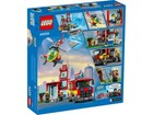 Lego City 60320 Fire Station 540 Pcs Retired Set Fire Truck Helicopter Minifigs