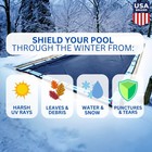 Swimline Co82137r Winter Cover For 16 X 32-foot In-ground Swimming Pool  Blue