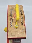 Vintage 1962-68 Fisher Price Music Box Teaching Clock Usa School Working