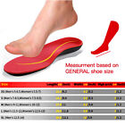 Orthotic Shoe Insoles Pair Insert Flat Feet High Arch Support Plantar Fasciitis